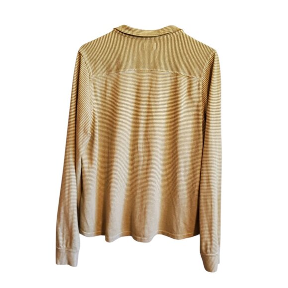 POETRY Hemp Organic Cotton Button Up Neutral Blouse Size 8 - Picture 2 of 15